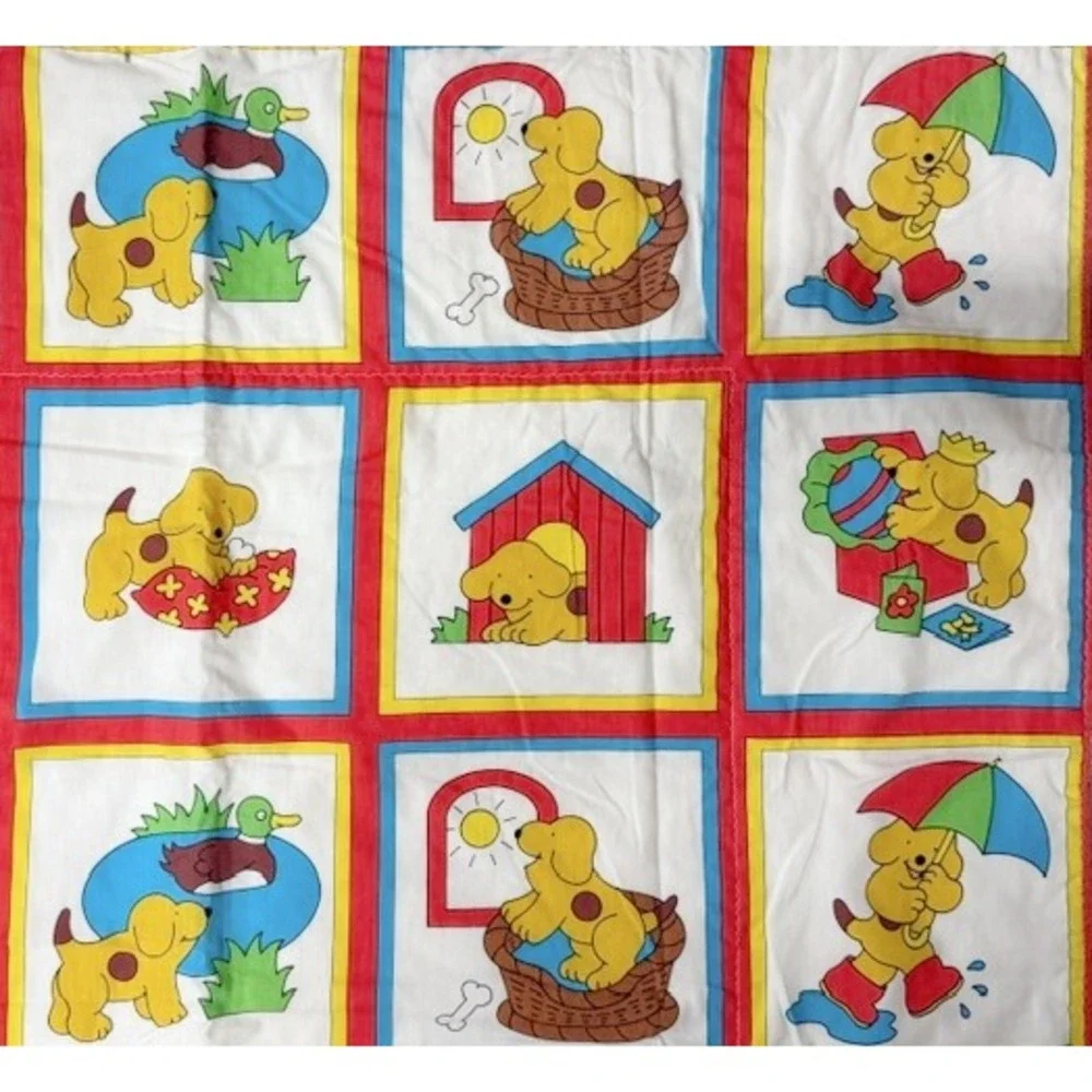 Spot the Dog baby blanket, Red, Blue